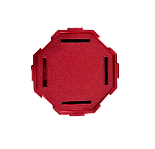 Medallero modular BEWEGT GO color rojo rubí para una medalla de runner