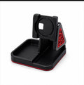 SOPORTE PARA CARGAR EL CELULAR NEGRO-ROJO