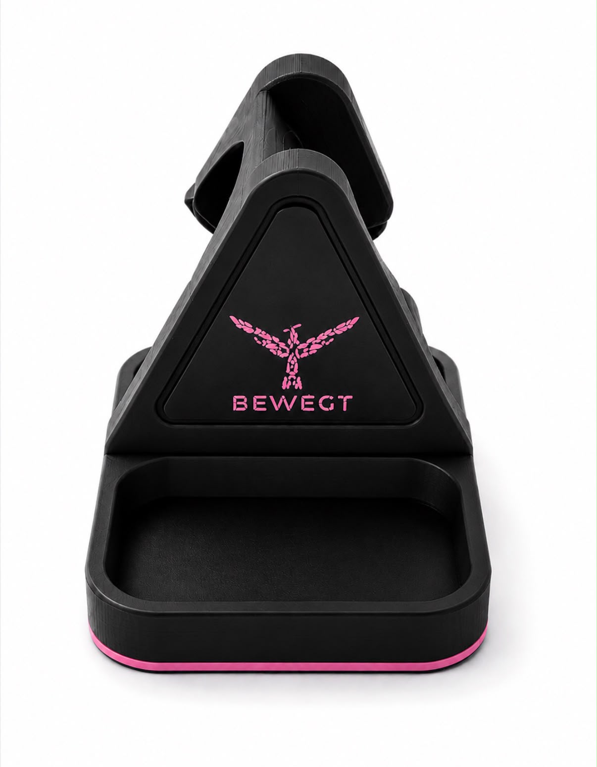SOPORTE PARA CARGAR EL CELULAR NEGRO- ROSA