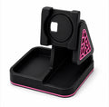 SOPORTE PARA CARGAR EL CELULAR NEGRO- ROSA